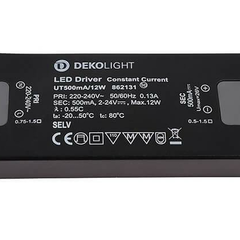 Драйвер Deko-Light Flat Power Supply 2-24V 12W IP20 0,5A 862131