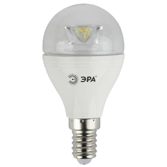 LED P45-7W-840-E14-Clear Лампочка ЭРА LED P45, LED P45