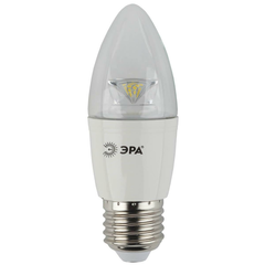 Лампа светодиодная ЭРА E27 7W 2700K прозрачная LED B35-7W-827-E27-Clear Б0028480