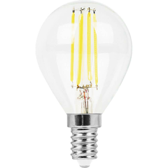 Лампа светодиодная филаментная Feron E14 11W 4000K Шар Прозрачная LB-511 38014