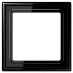 Рамка 1-постовая Jung LS 990 черная LS981SW