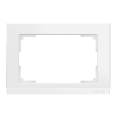 Рамка для двойной розетки Werkel Stark белый WL04-Frame-01-DBL-white 4690389146183