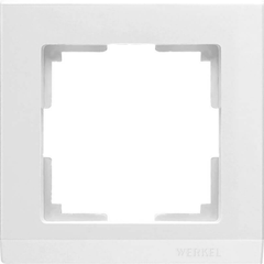 Рамка Werkel Stark на 1 пост белый WL04-Frame-01-white 4690389047107